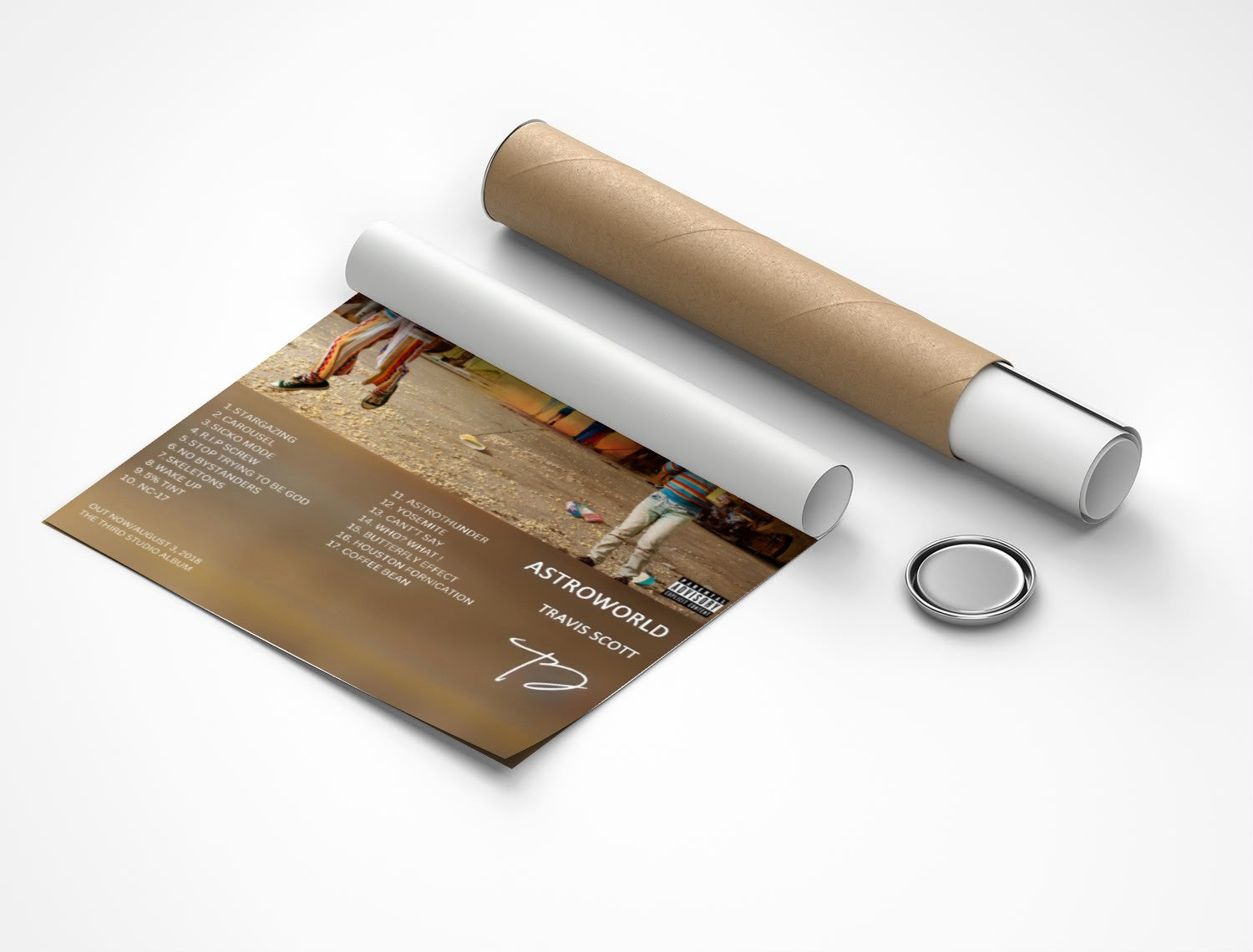 Rolled poster