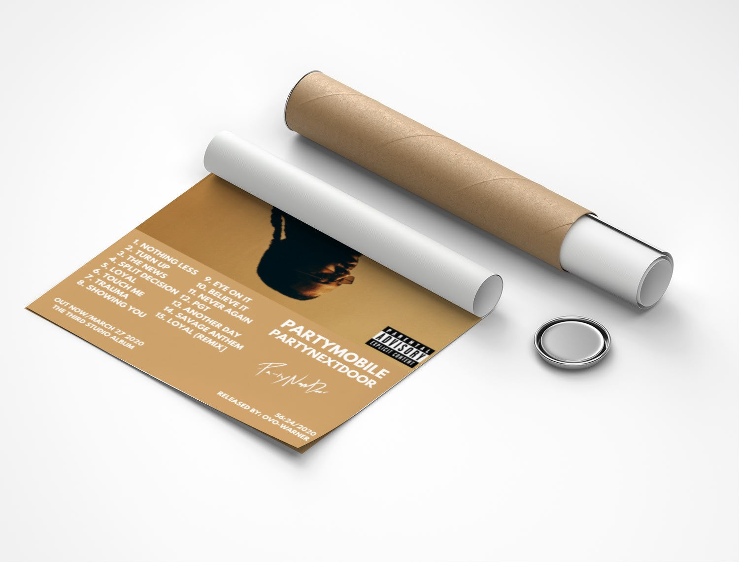 Rolled poster