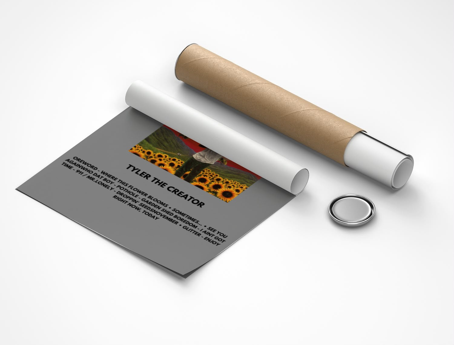 Rolled poster