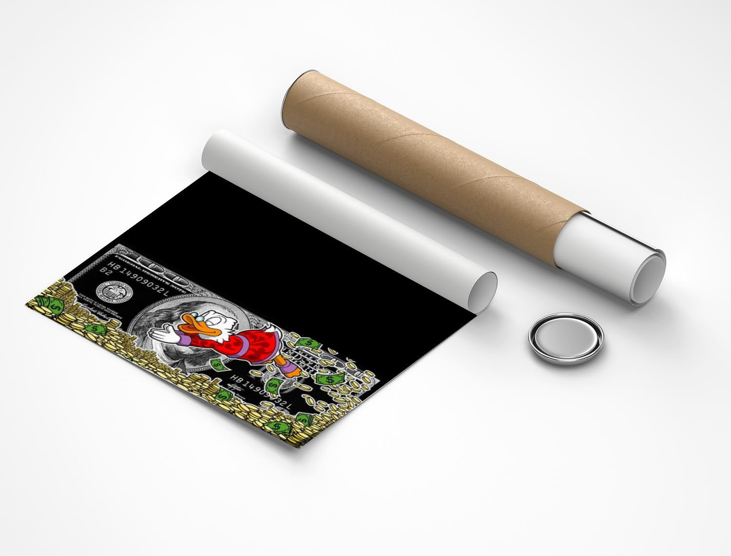 Rolled poster