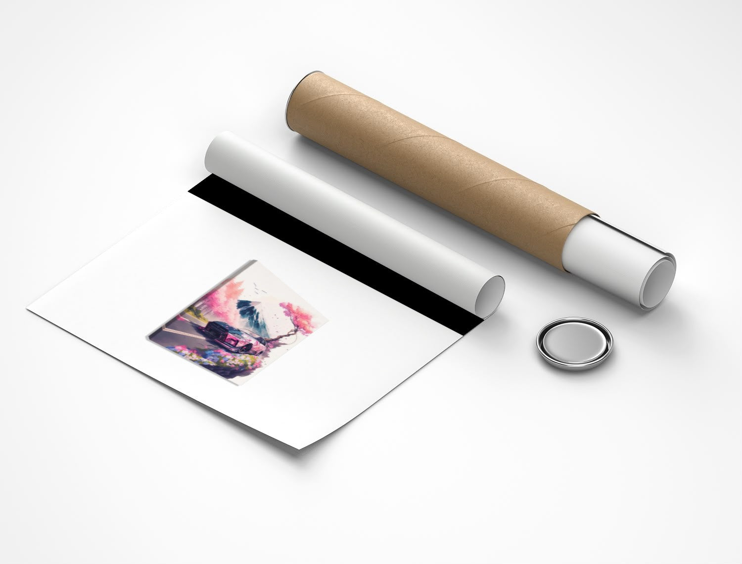 Rolled poster