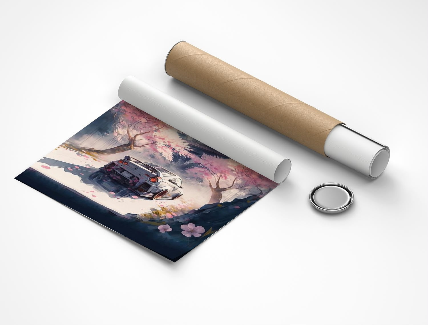 Rolled poster