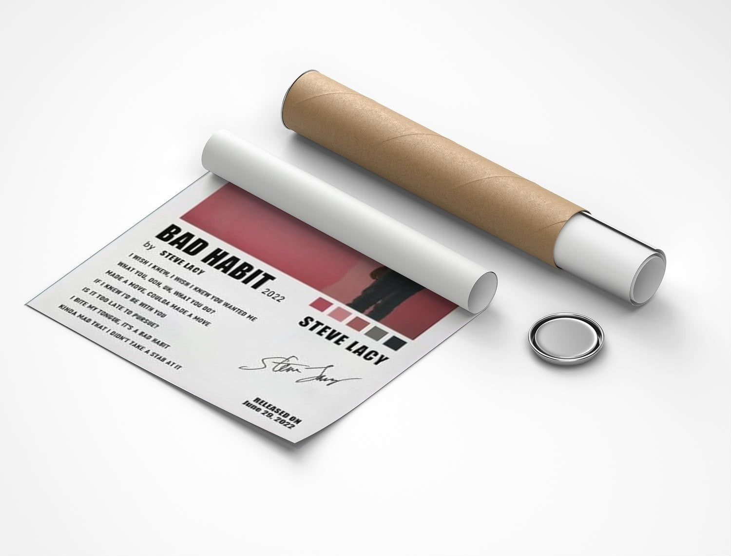 Rolled poster