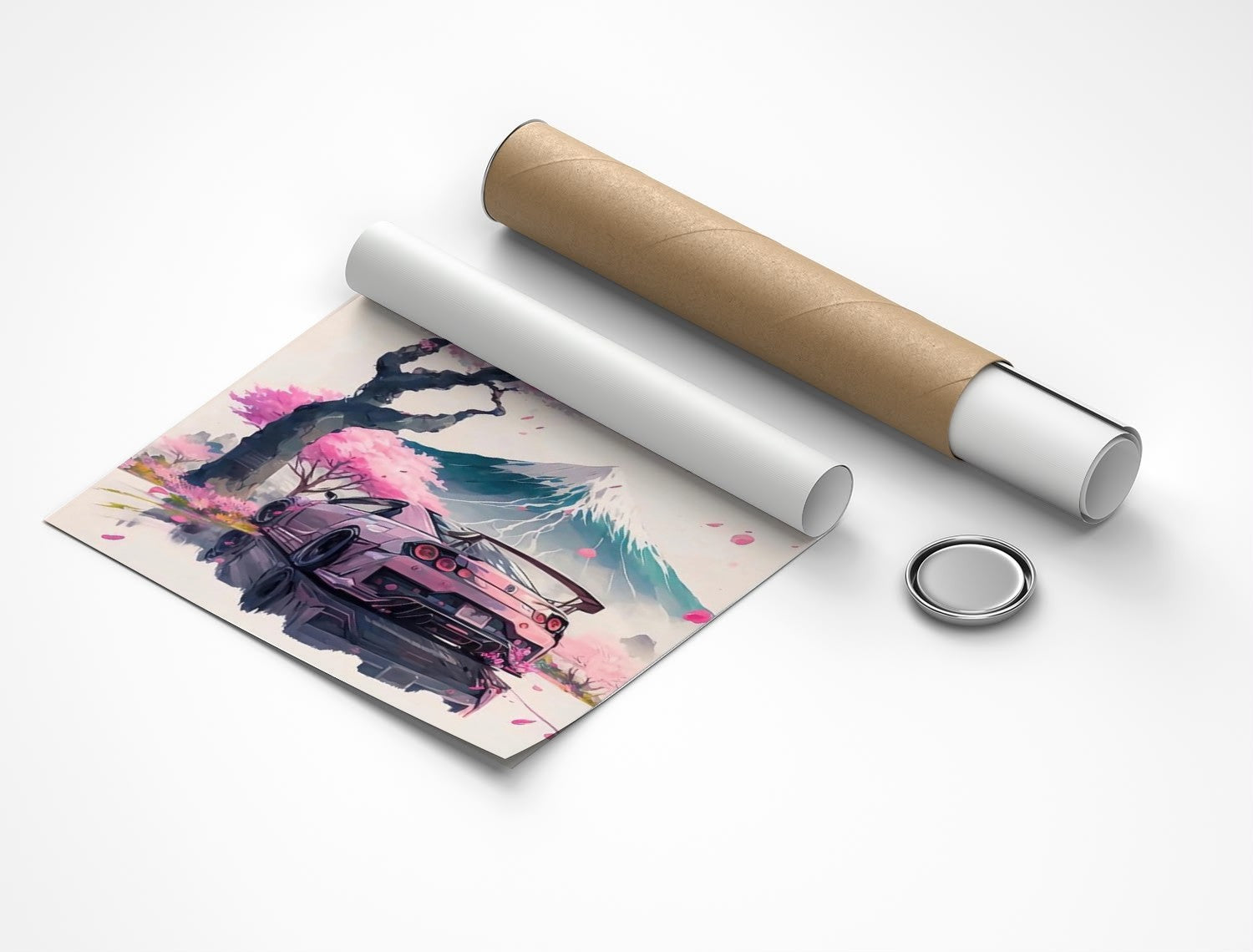 Rolled poster