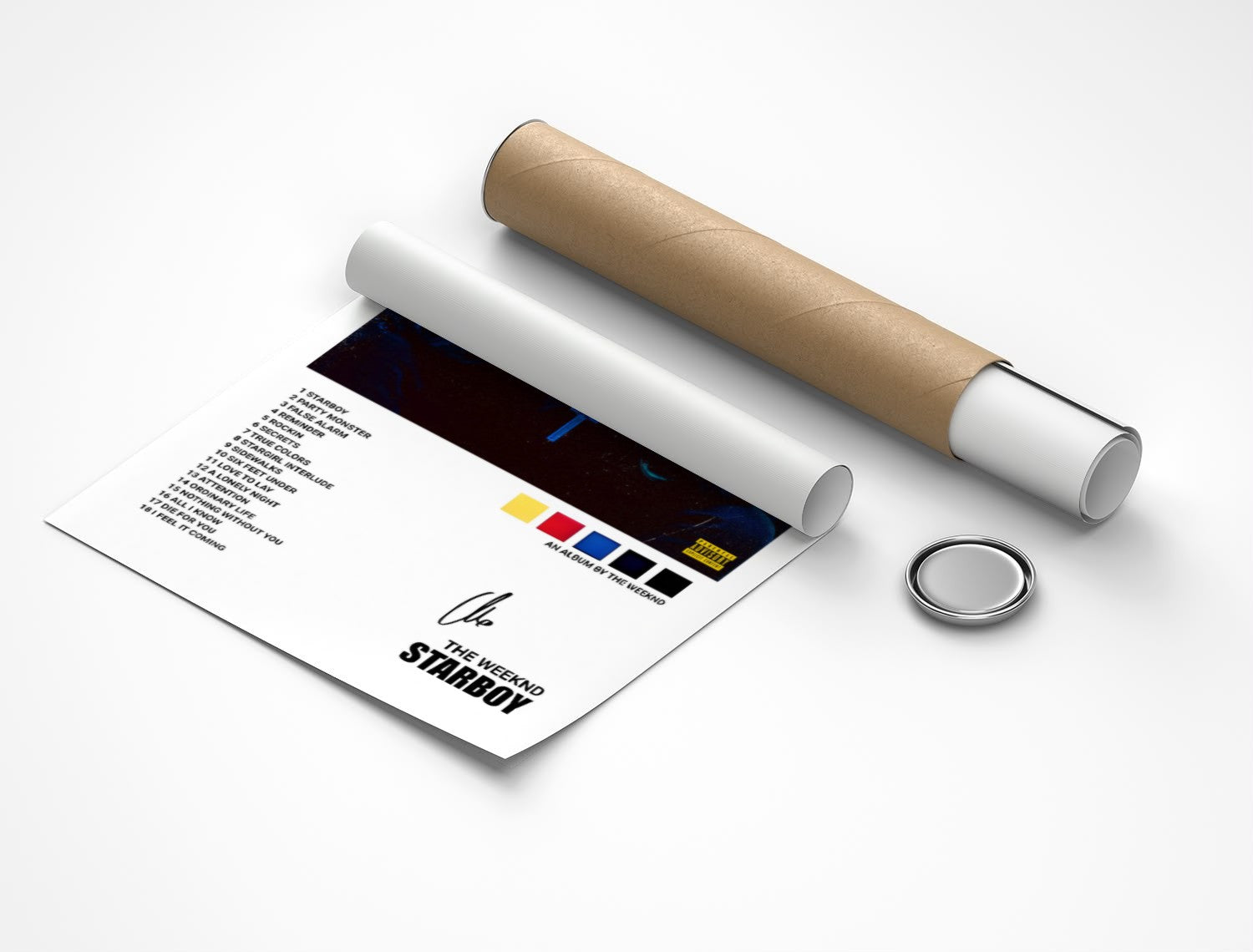 Rolled poster