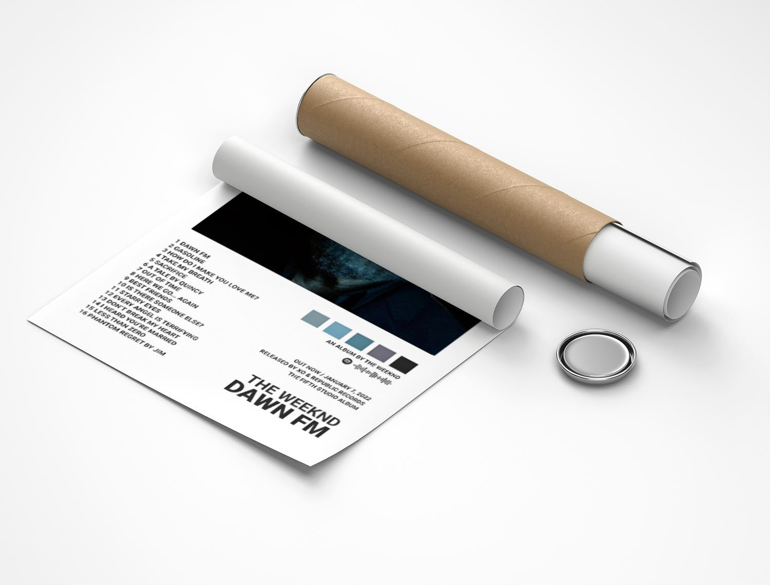 Rolled poster
