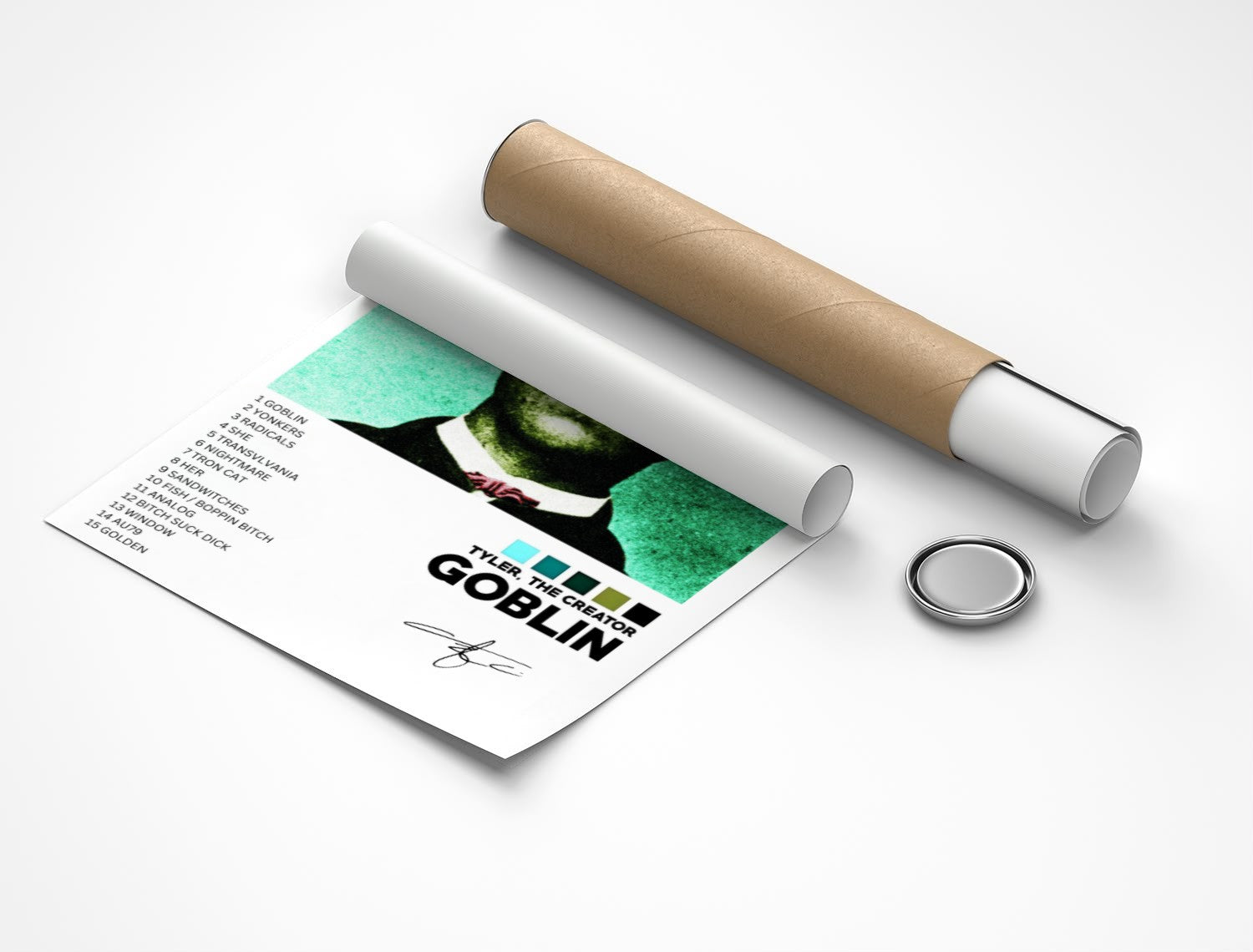 Rolled poster