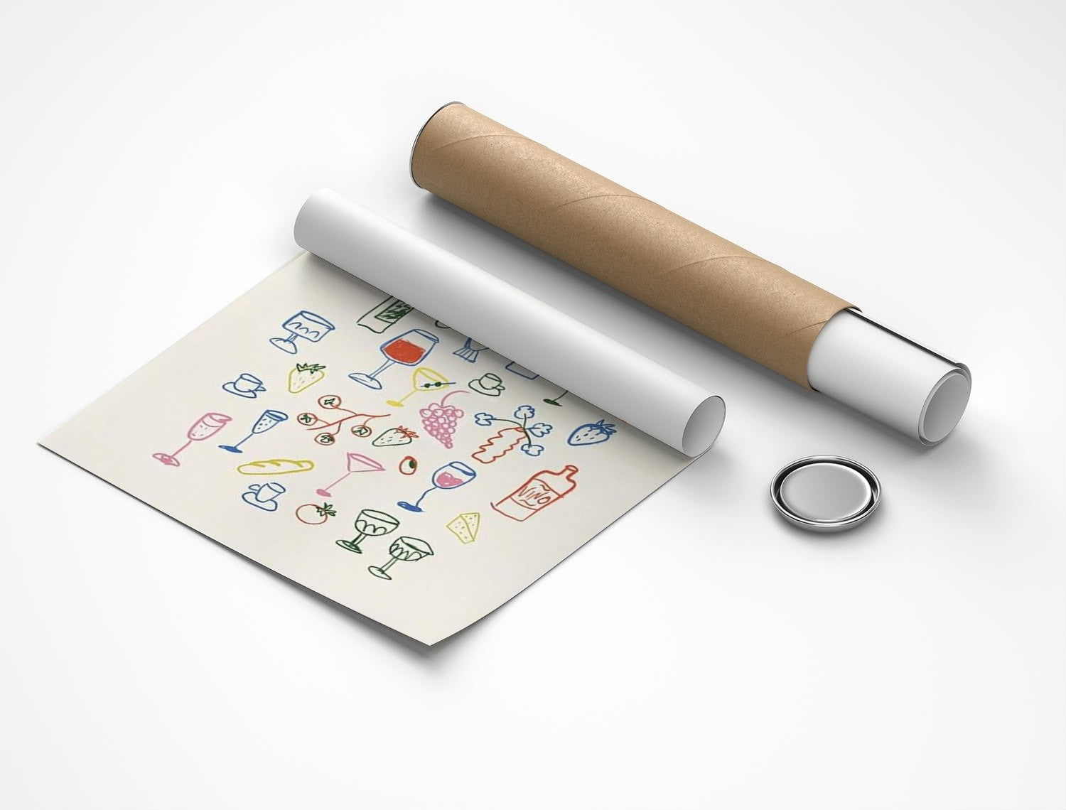 Rolled poster
