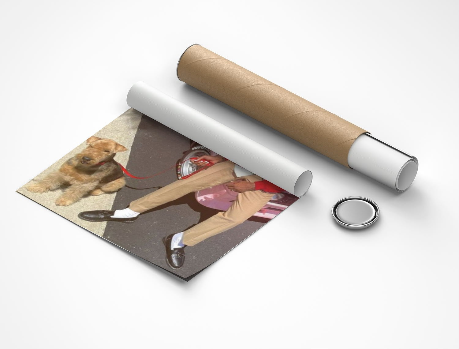 Rolled poster