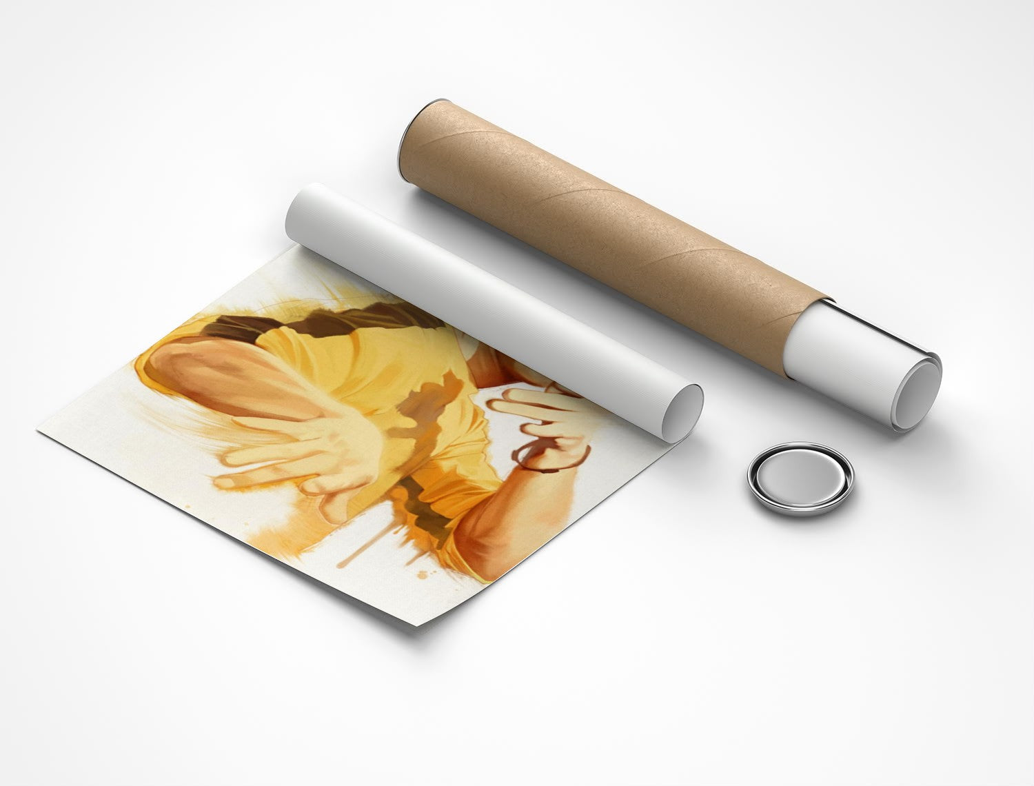 Rolled poster