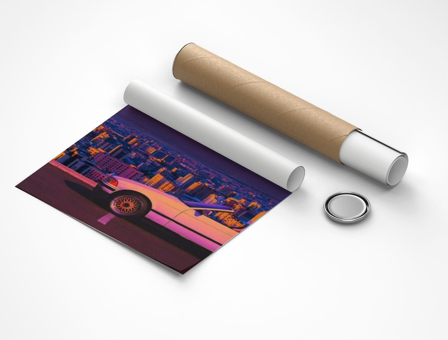 Rolled poster