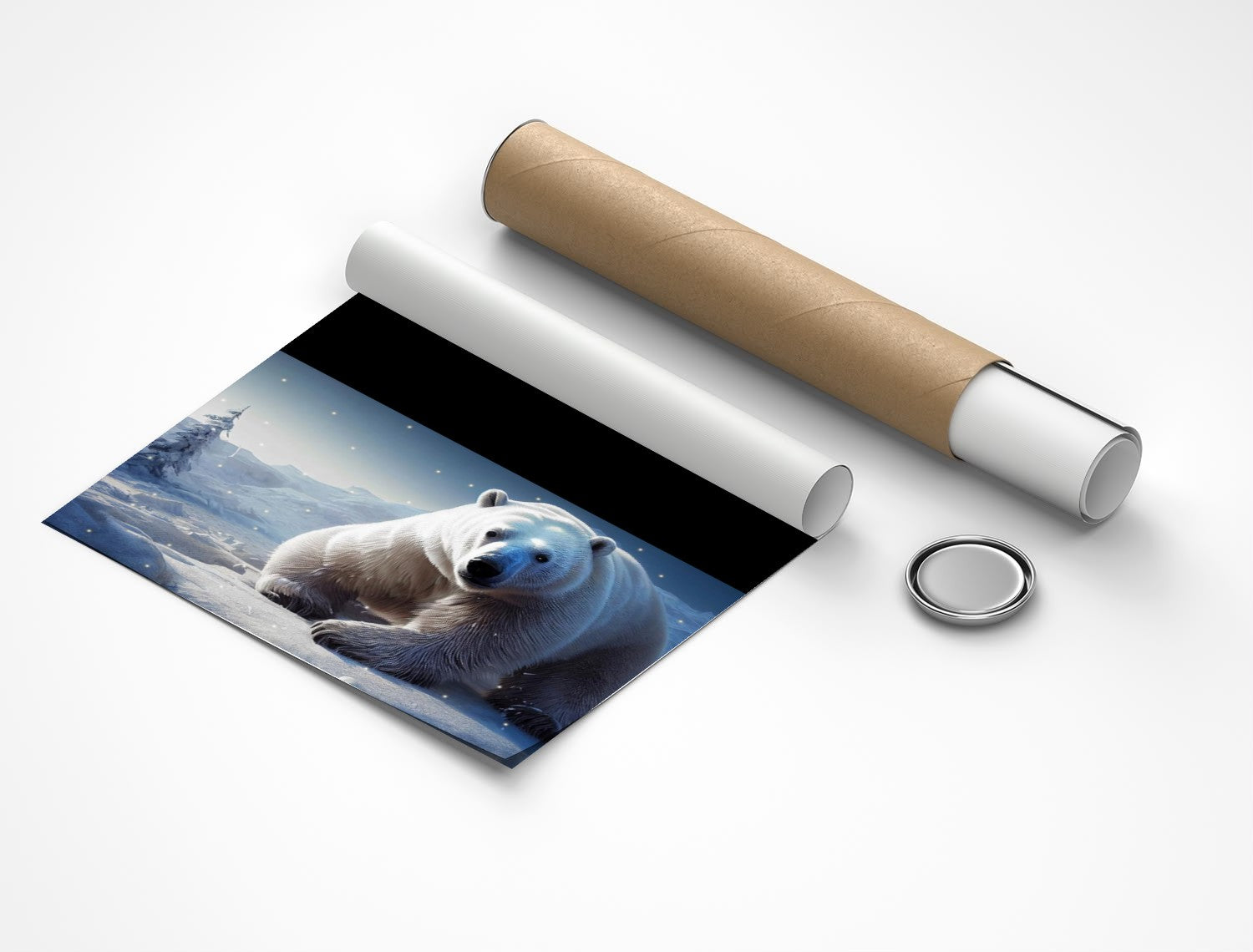 Rolled poster