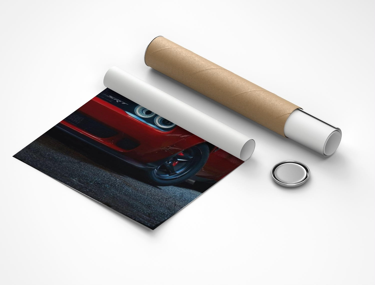 Rolled poster