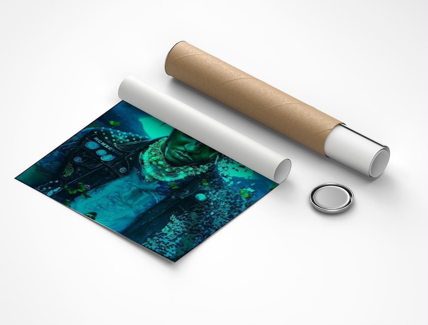 Rolled poster
