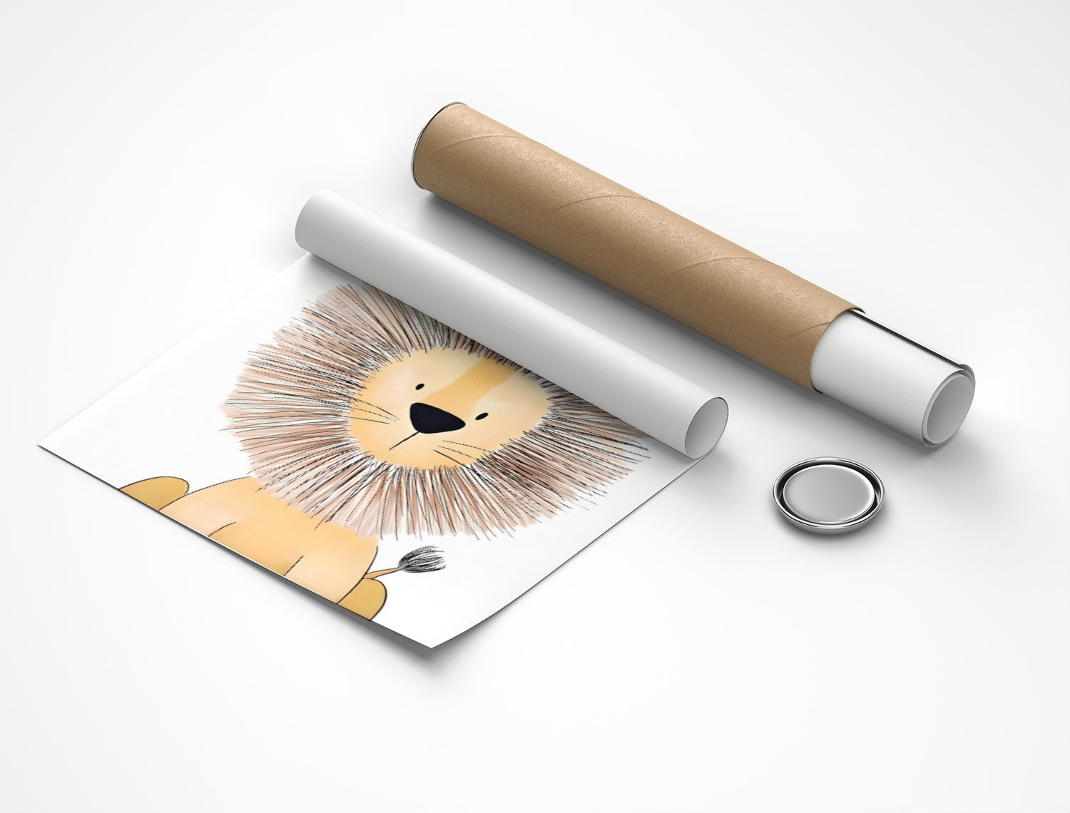 Rolled poster