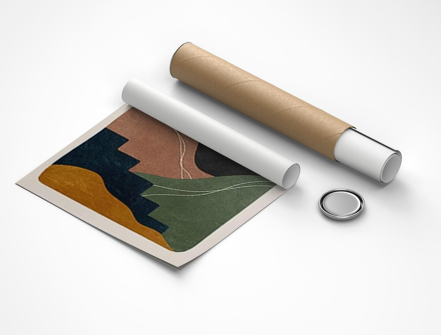 Rolled poster