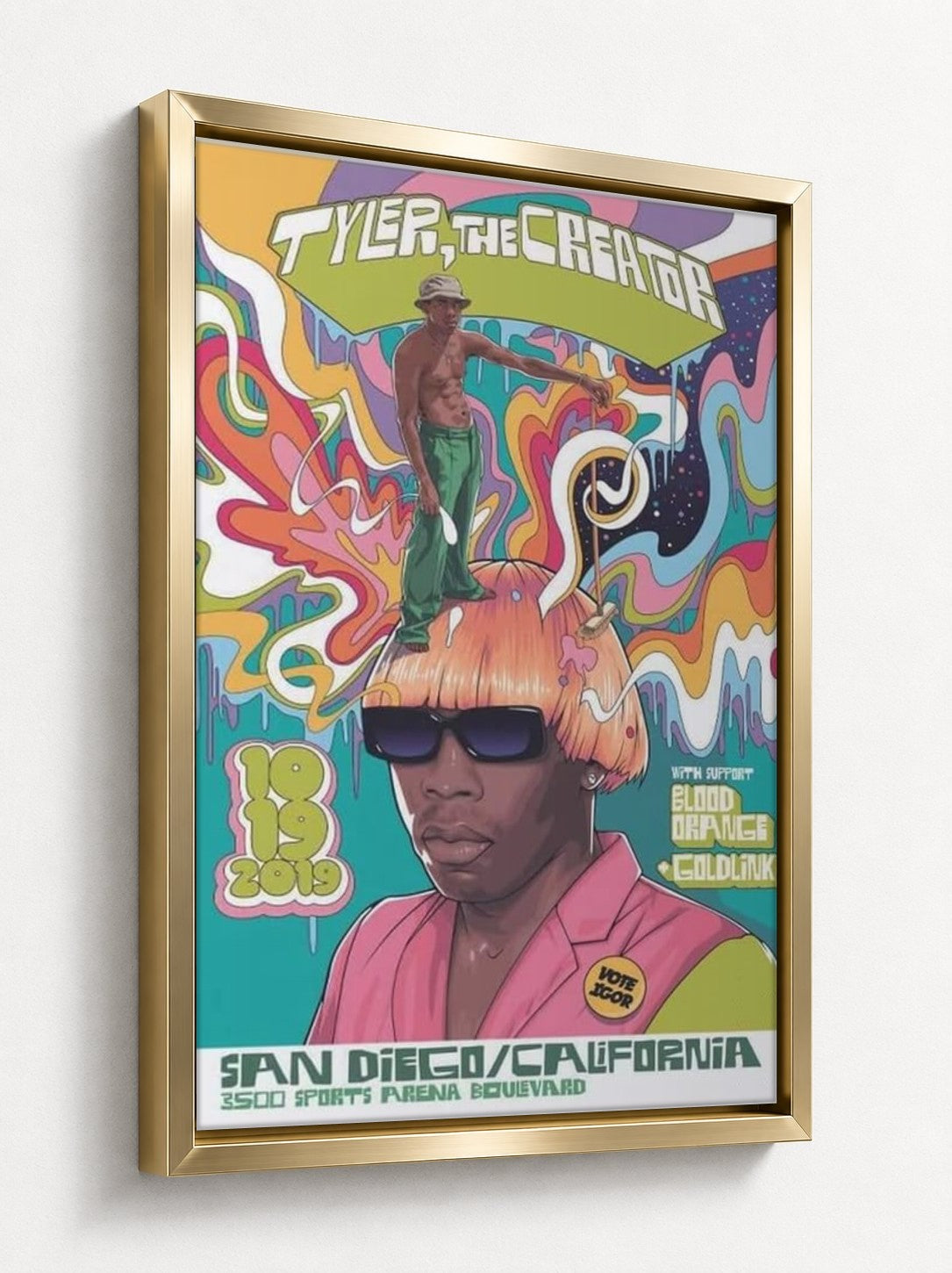 Tyler the Creator Canvas Poster | TNESSENTIAL