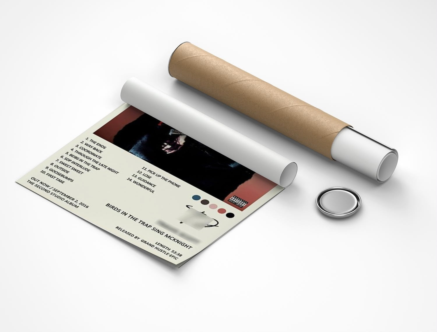 Rolled poster