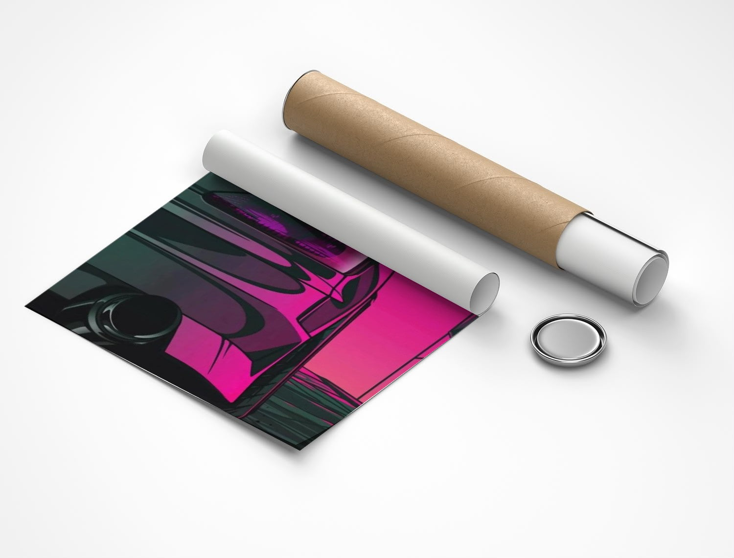 Rolled poster