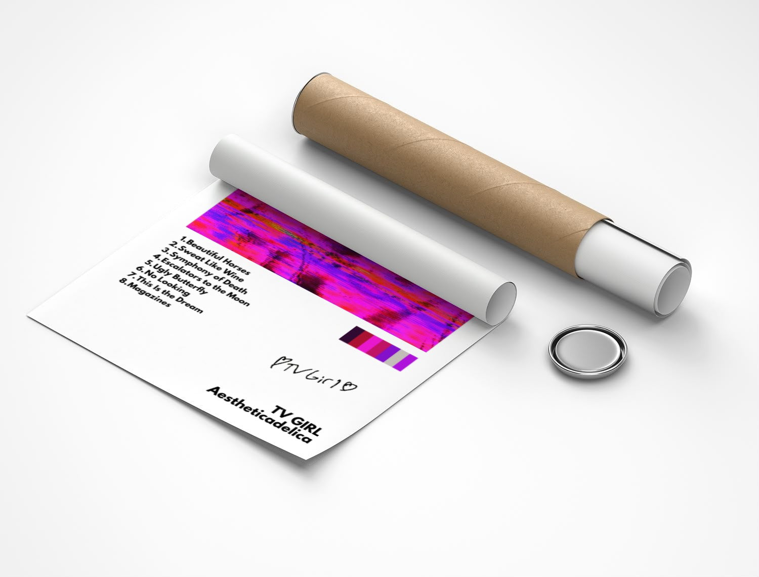 Rolled poster