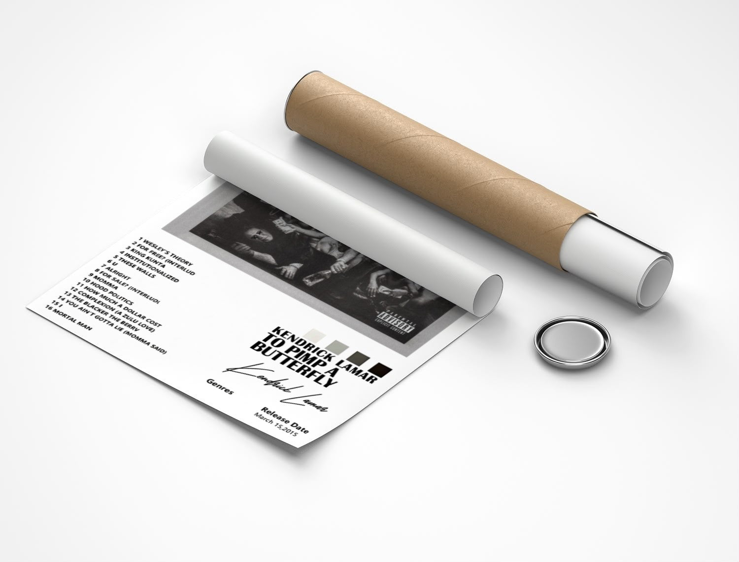 Rolled poster