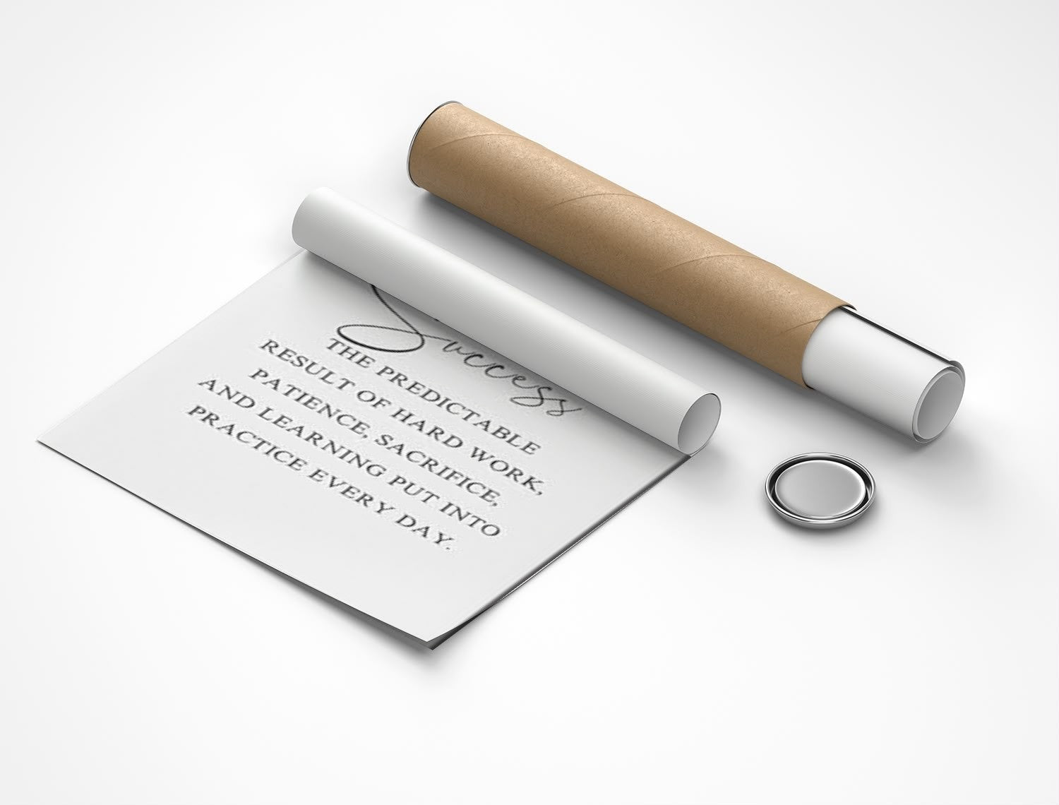 Rolled poster