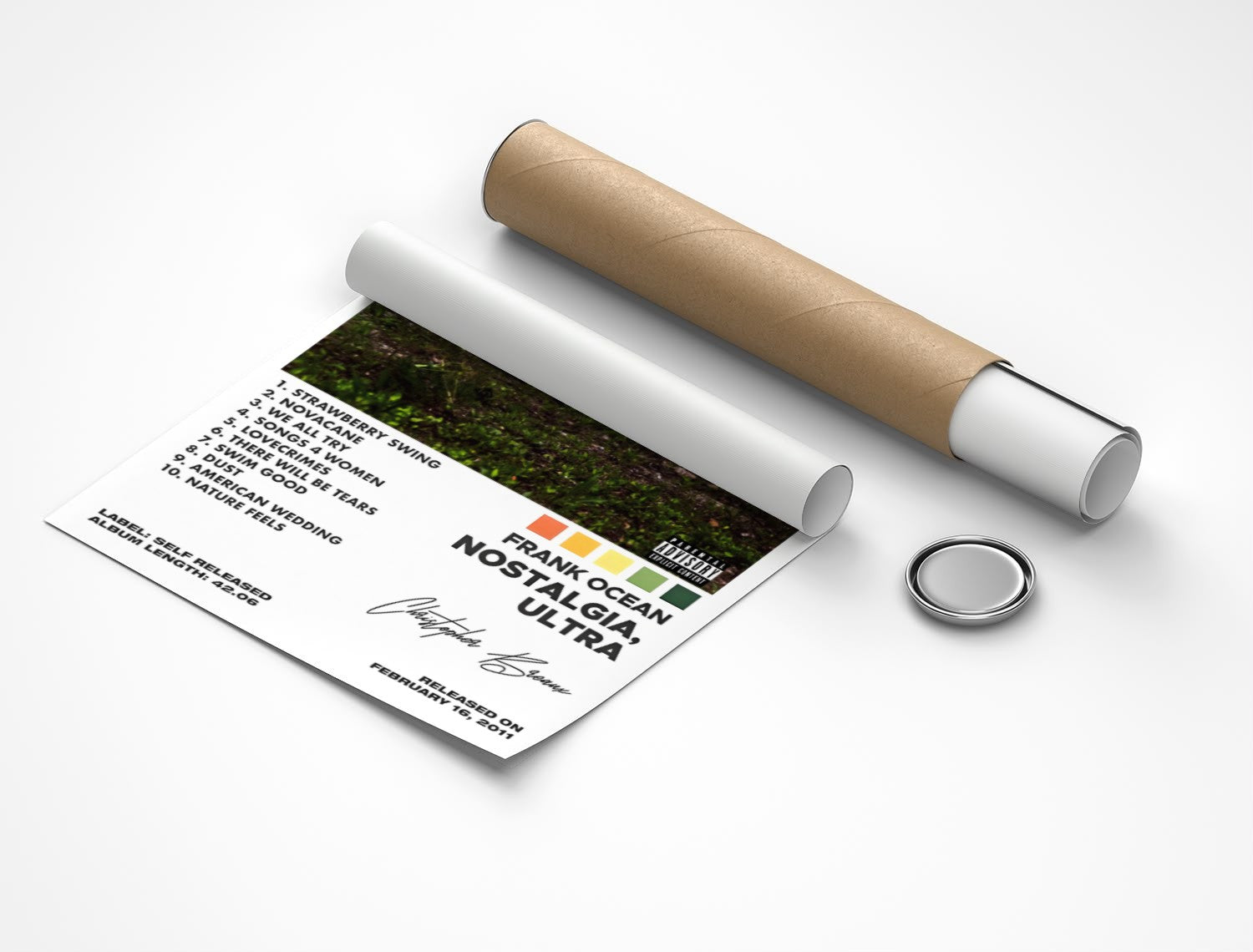 Rolled poster
