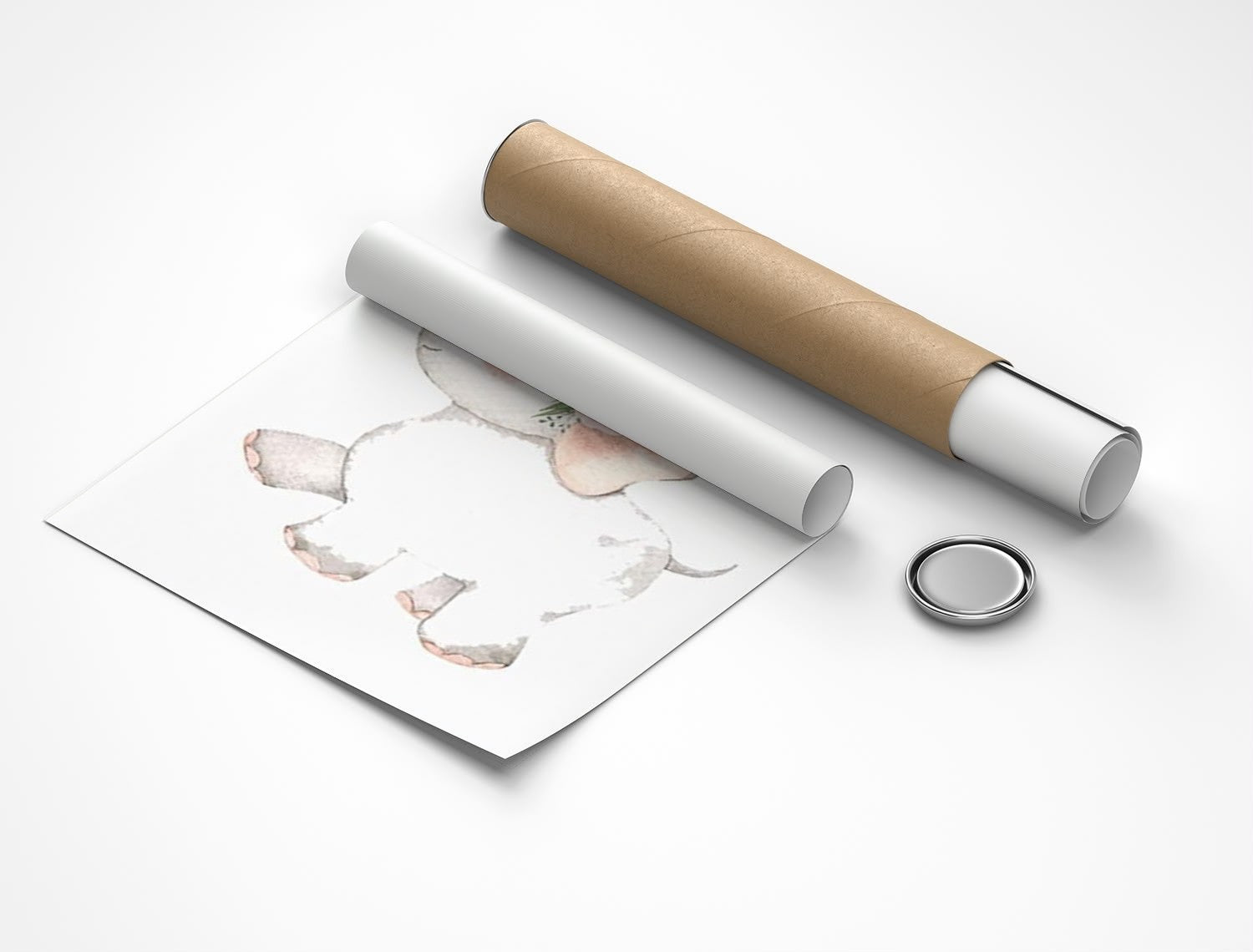 Rolled poster