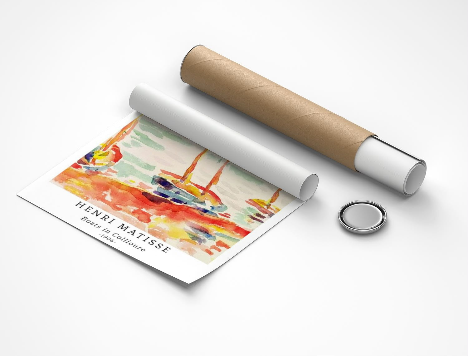 Rolled poster