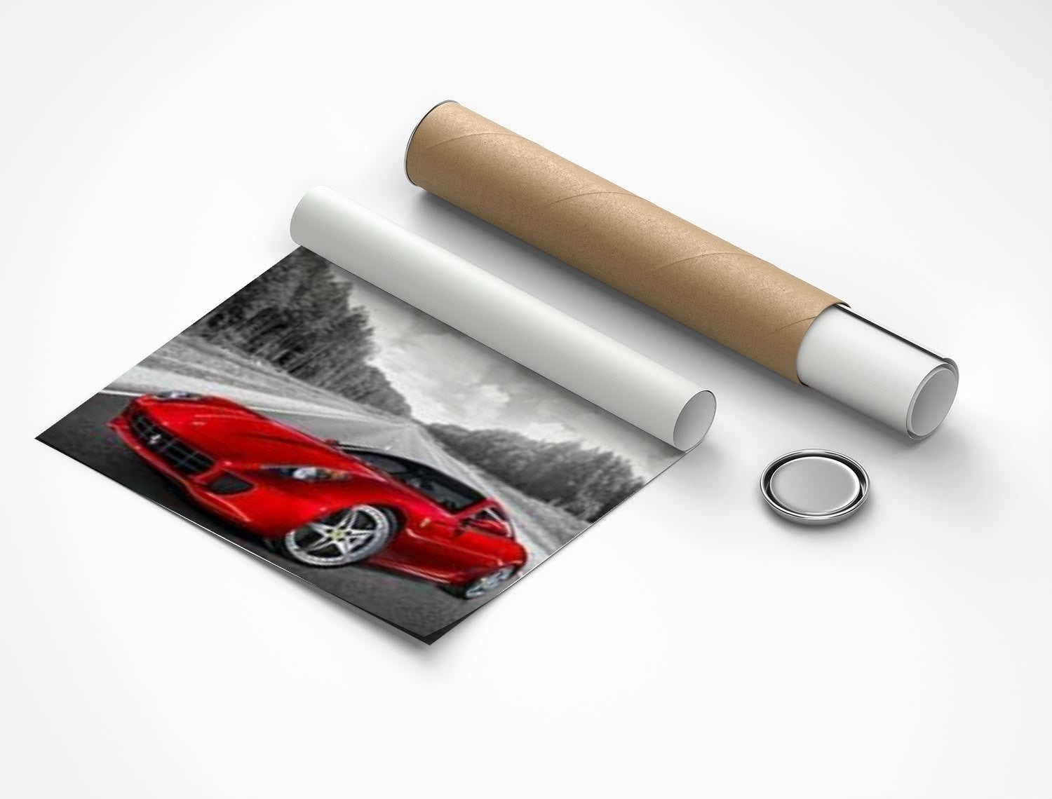 Rolled poster