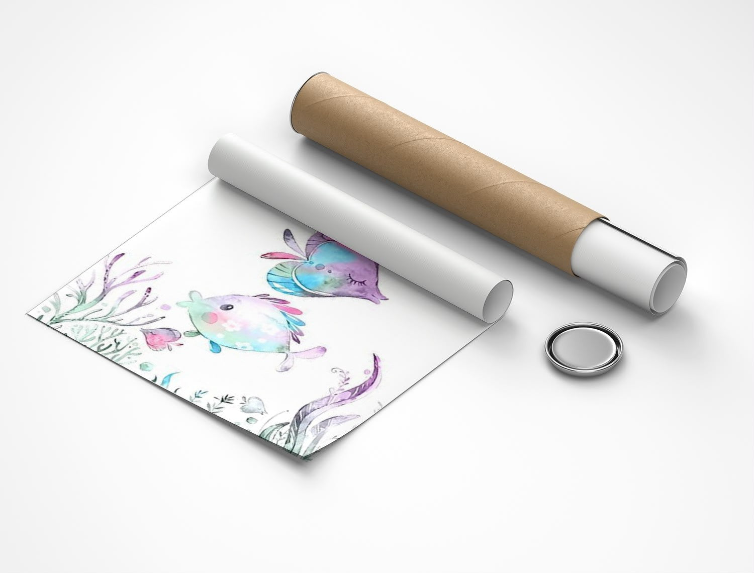 Rolled poster