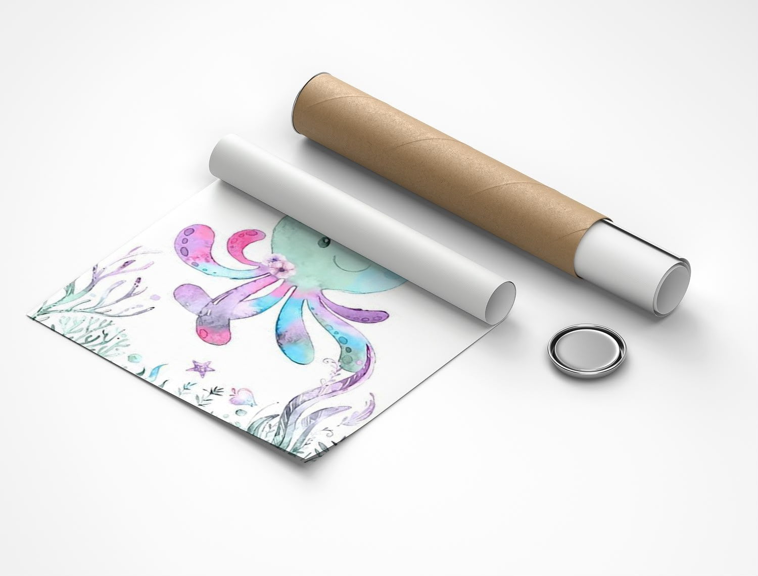 Rolled poster