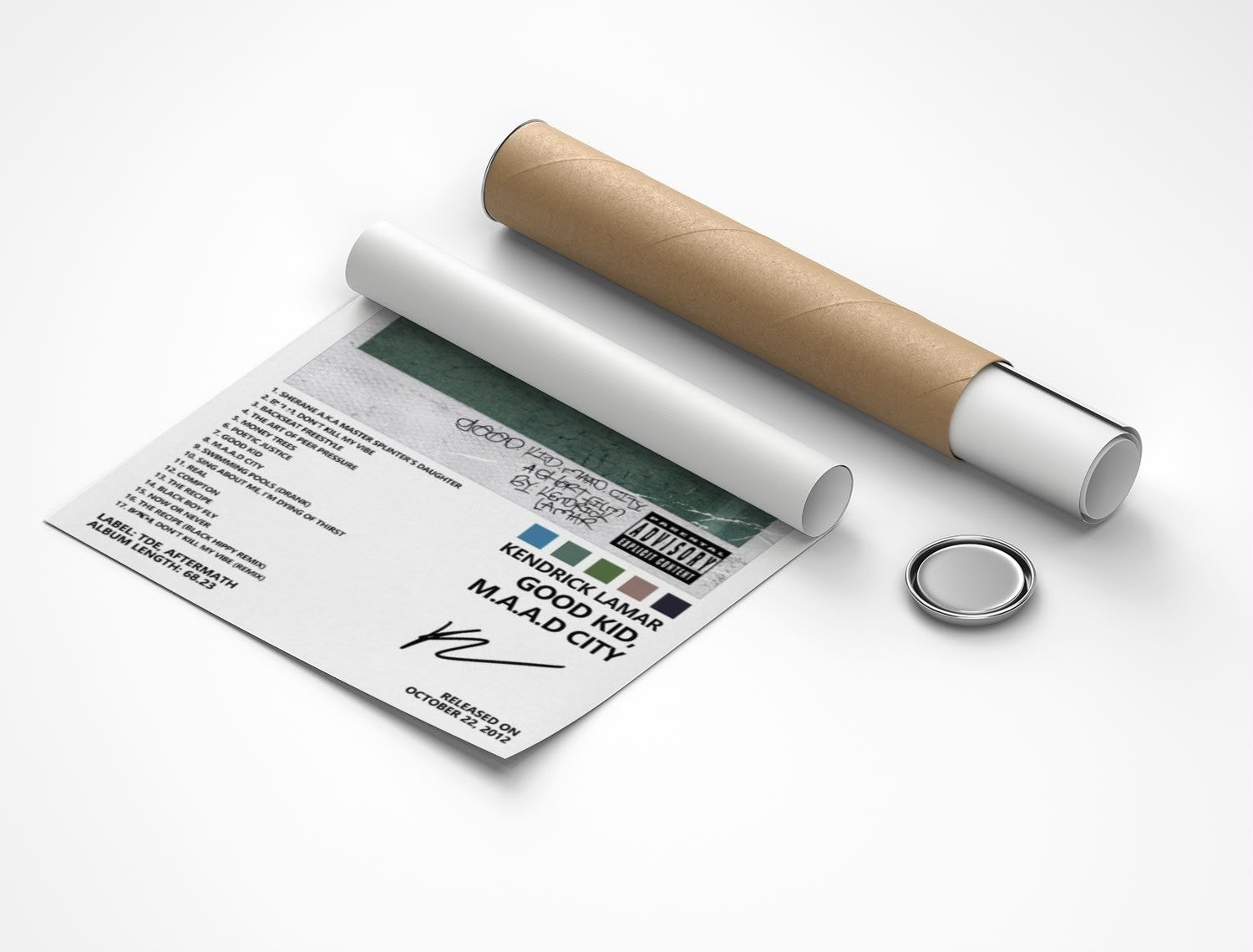 Rolled poster