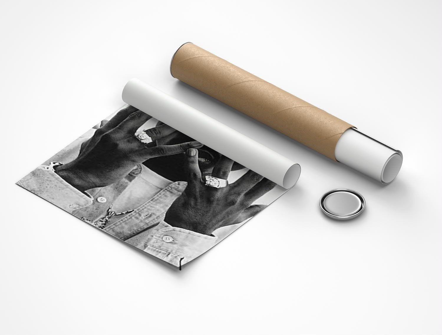 Rolled poster