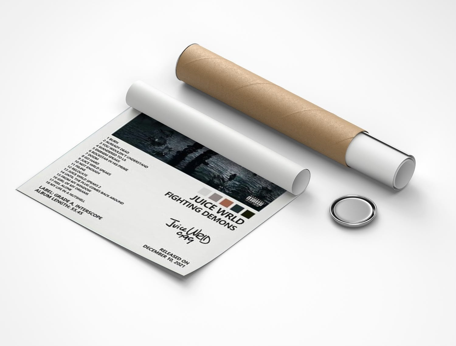 Rolled poster