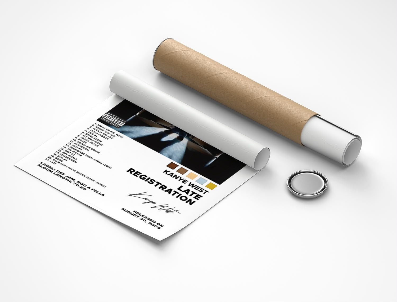 Rolled poster