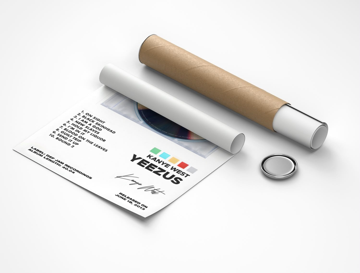 Rolled poster