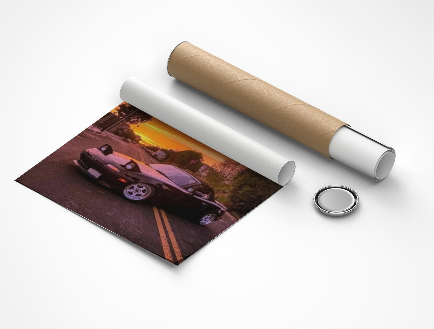 Rolled poster