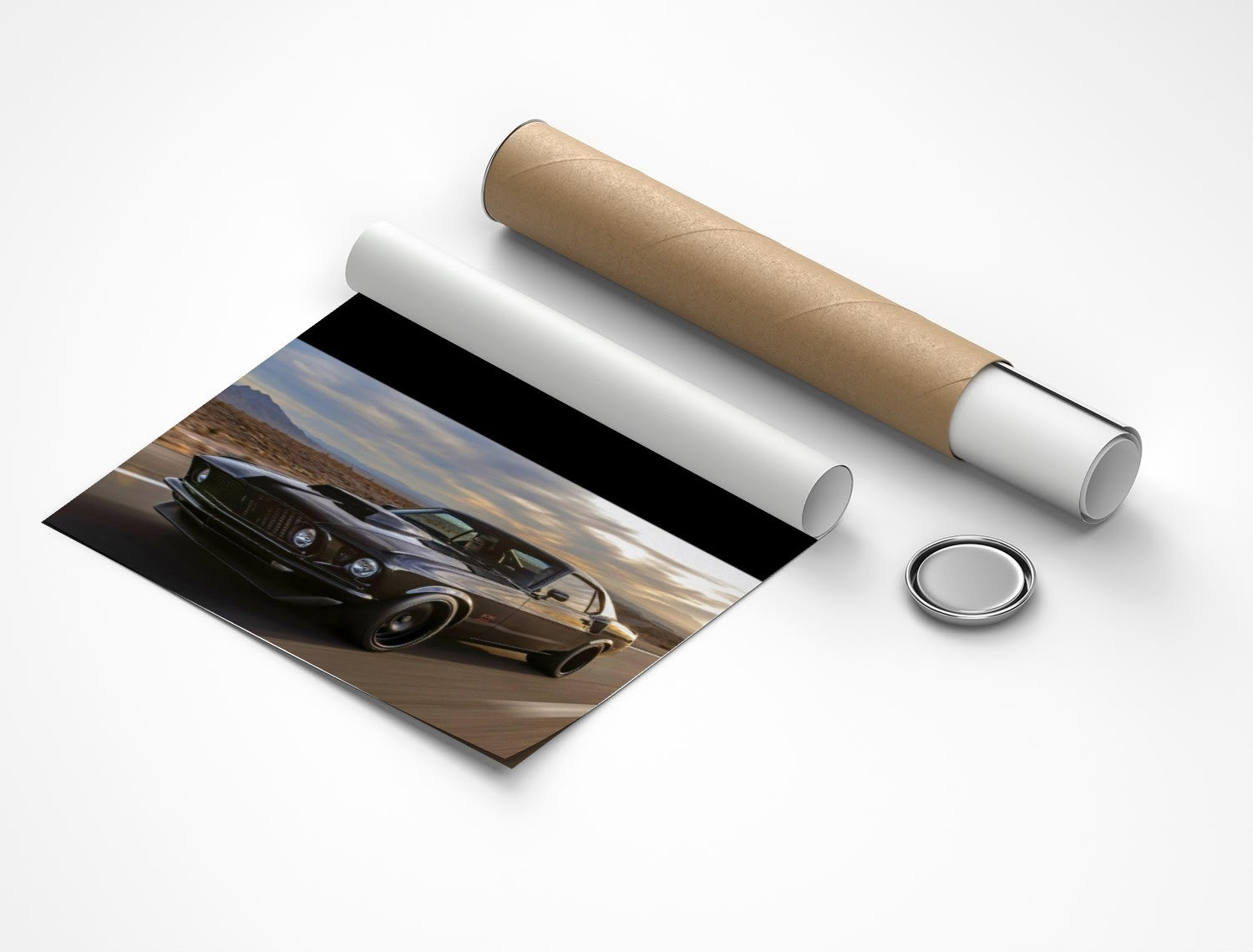 Rolled poster