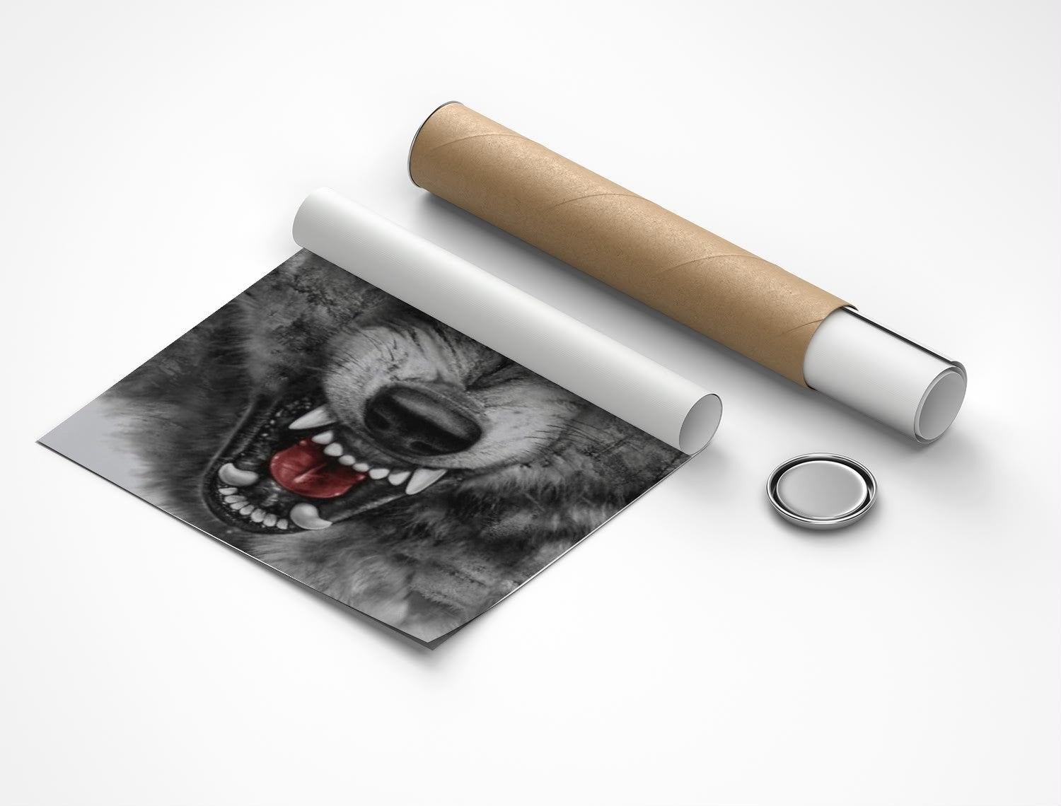 Rolled poster