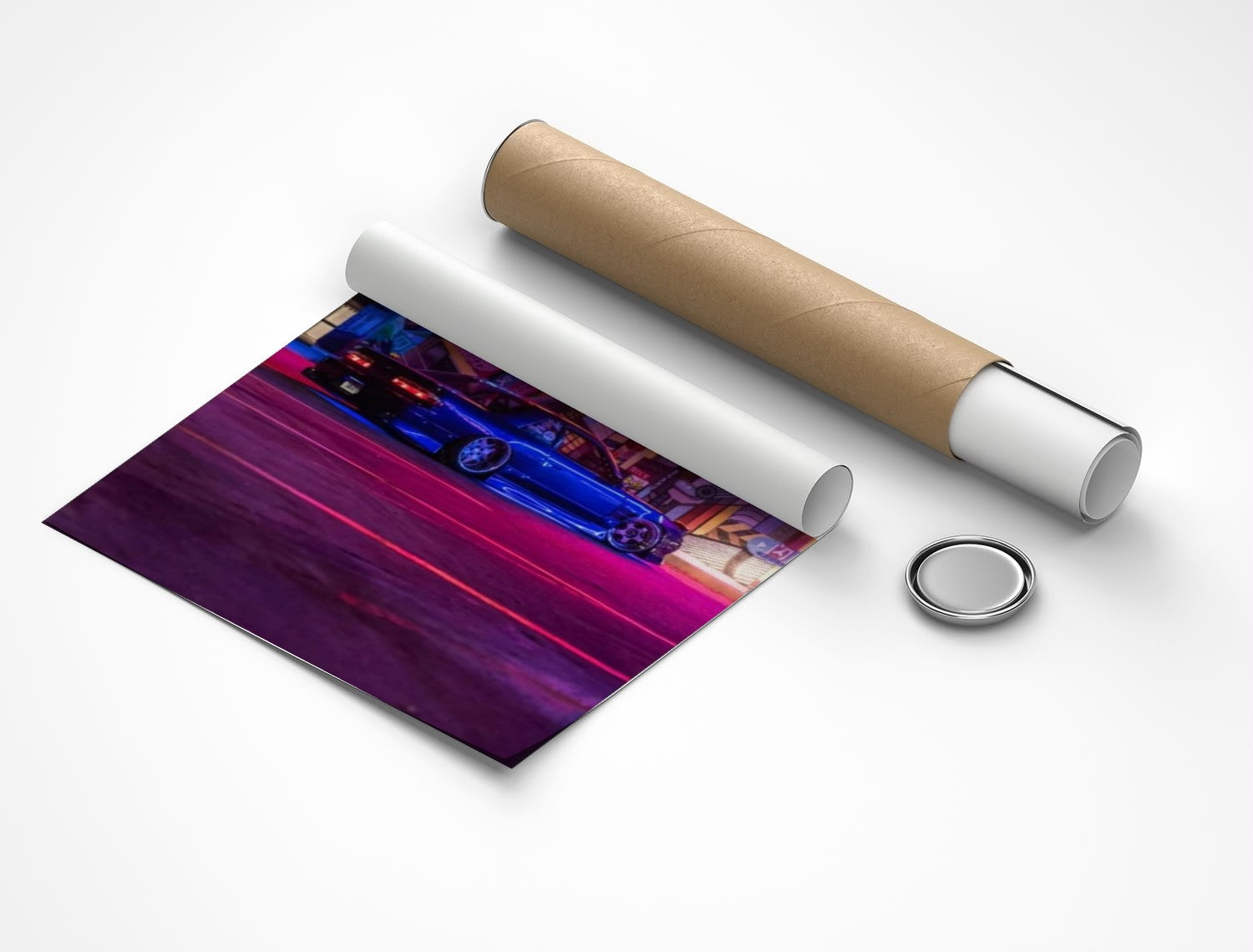 Rolled poster