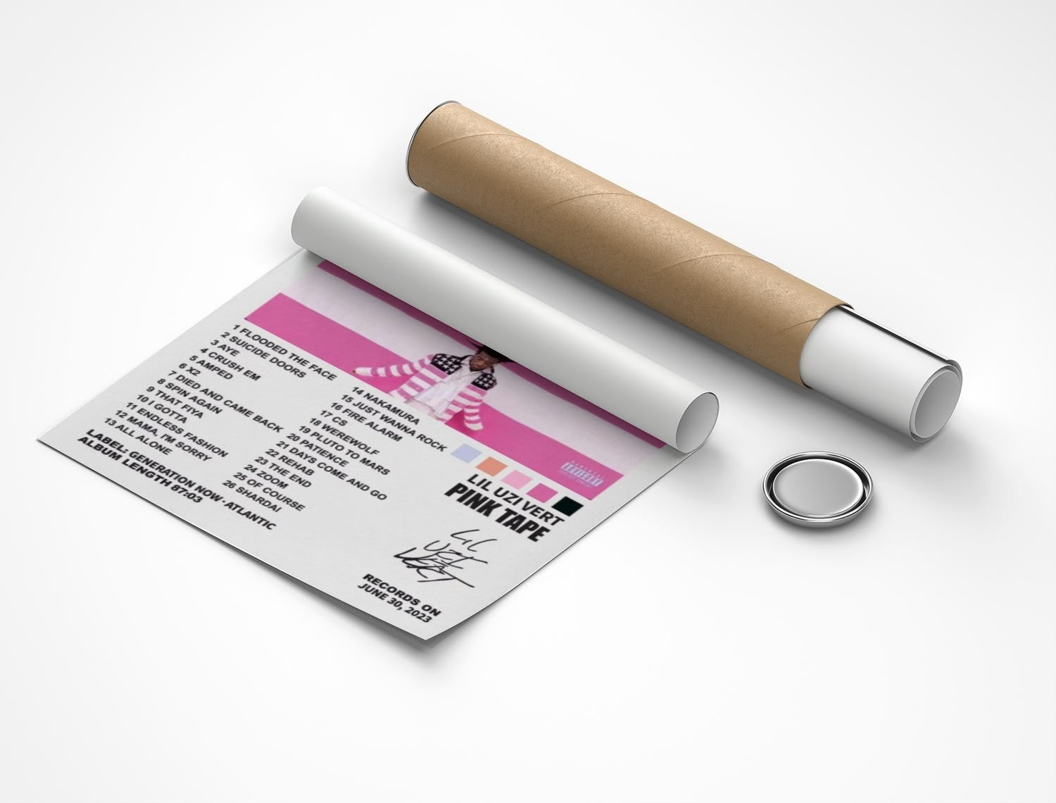 Rolled poster
