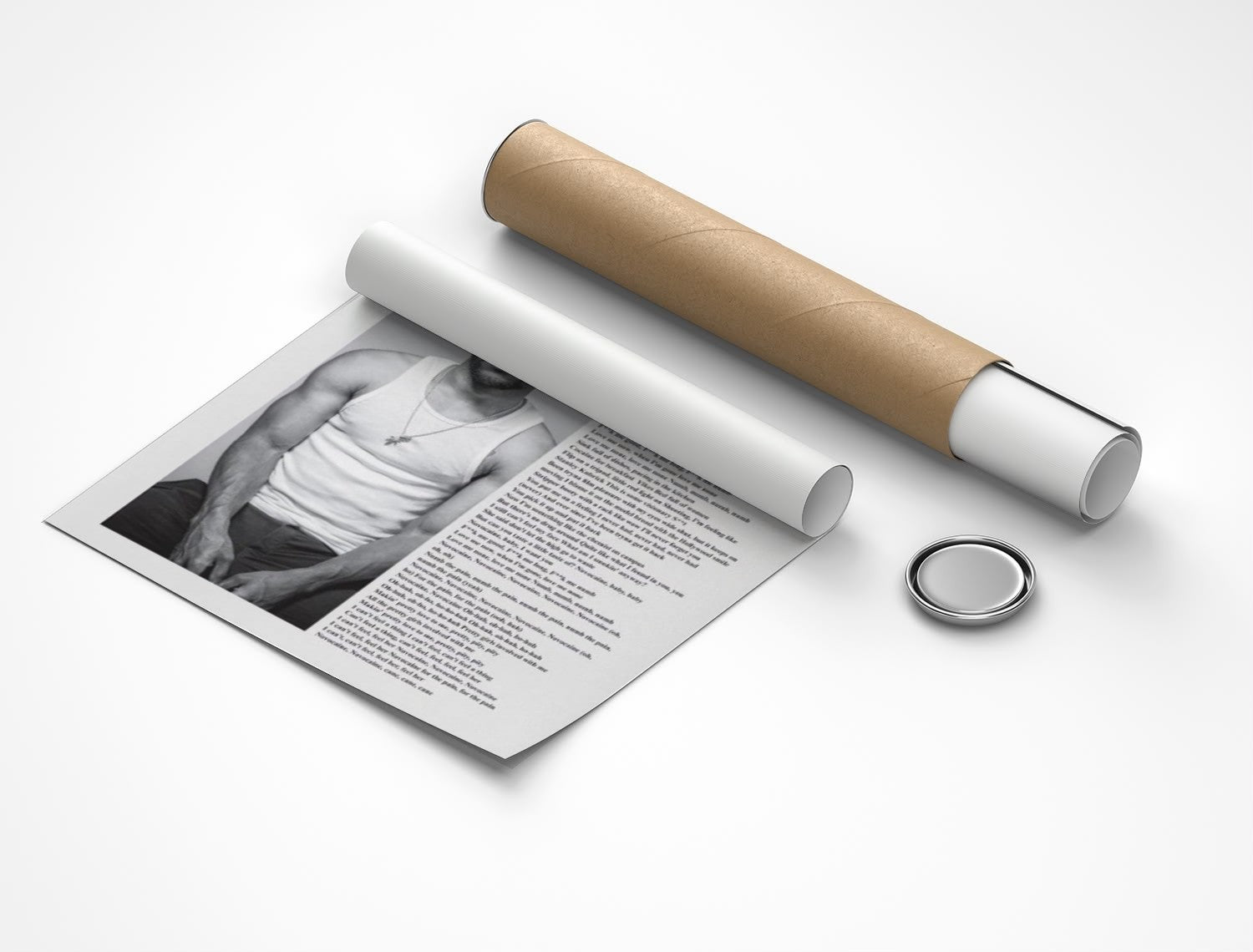 Rolled poster