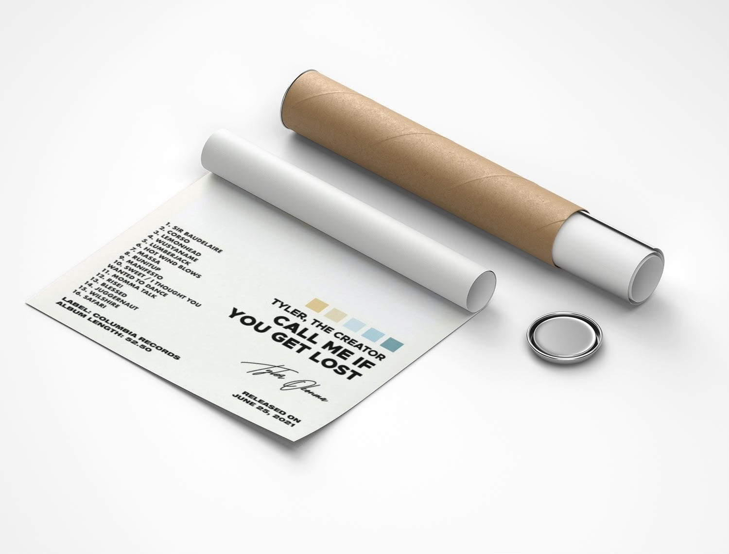 Rolled poster