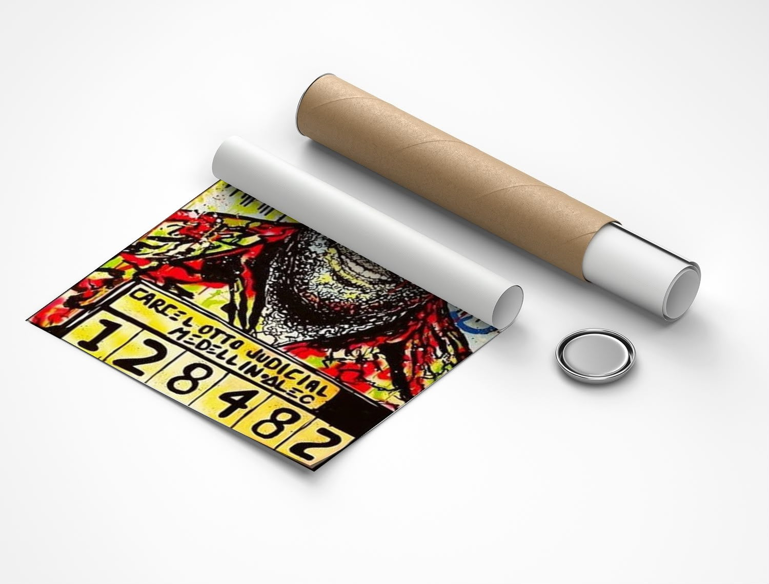 Rolled poster