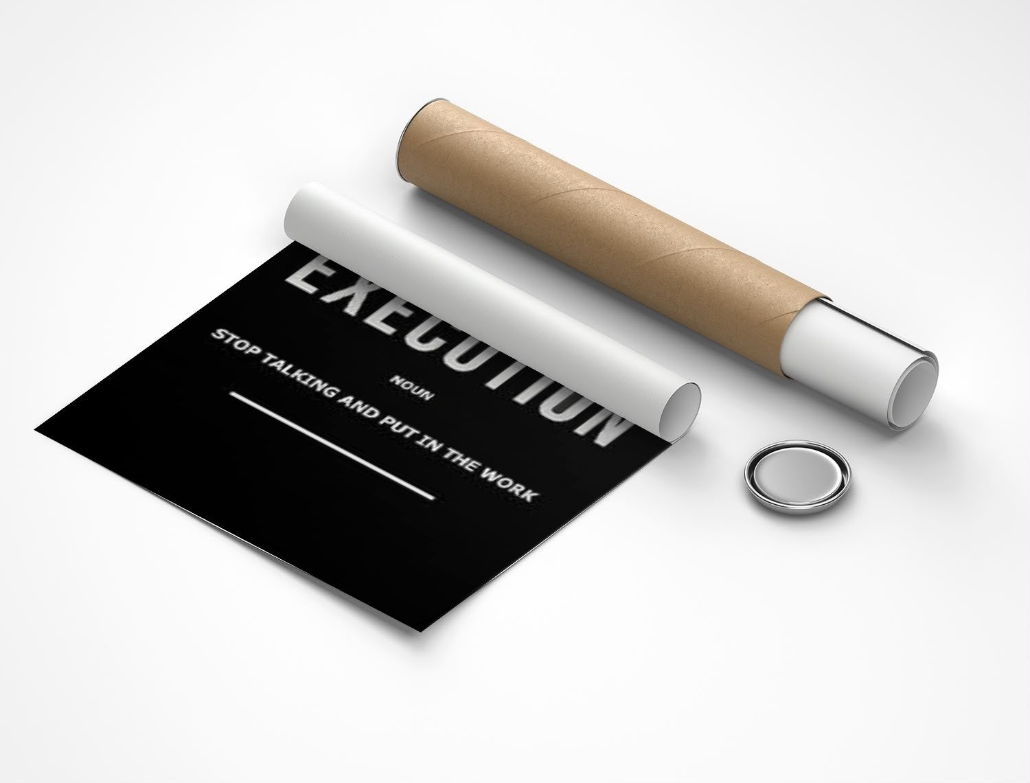 Rolled poster