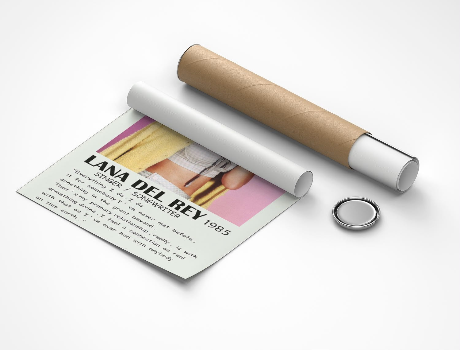 Rolled poster