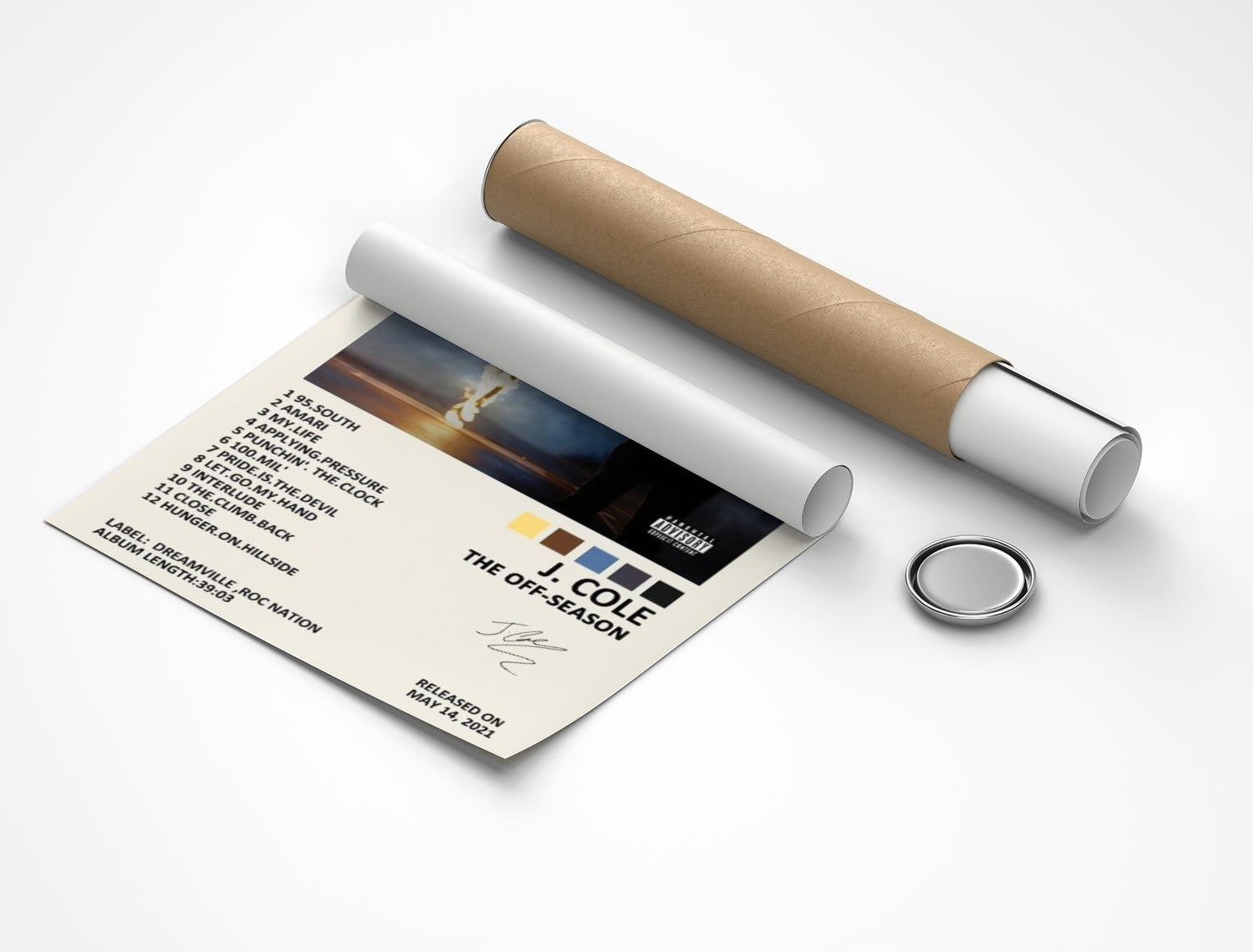 Rolled poster