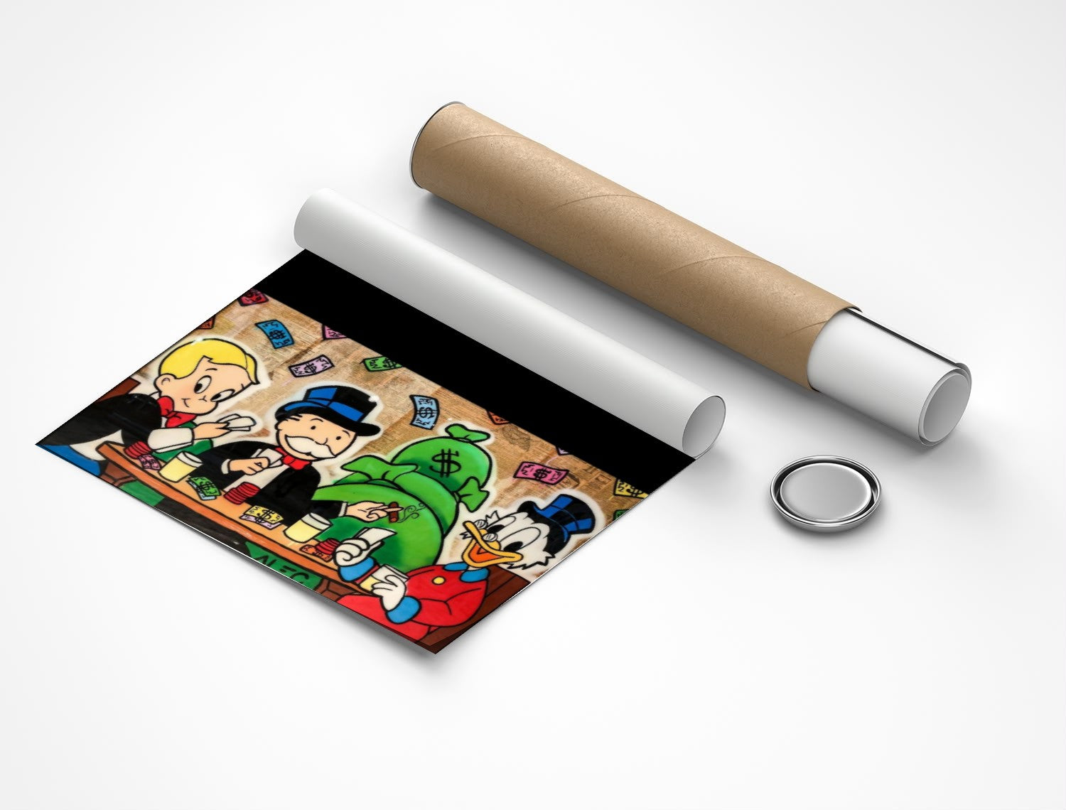 Rolled poster