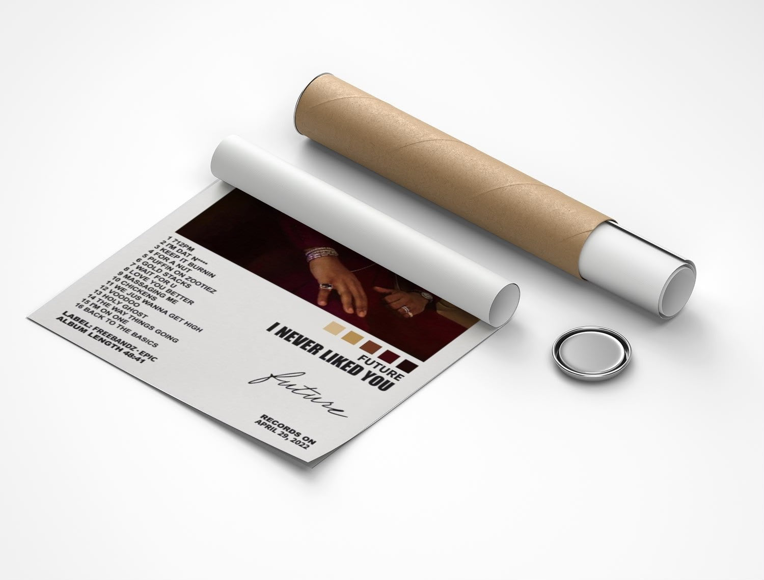 Rolled poster